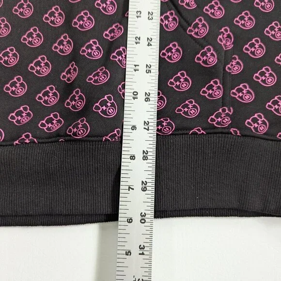 Shane Dawson x Jeffree Star All Over Pig Unisex Hoodie Size Med. Black Pink - Picture 11 of 12